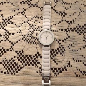 Anne Klein White Watch